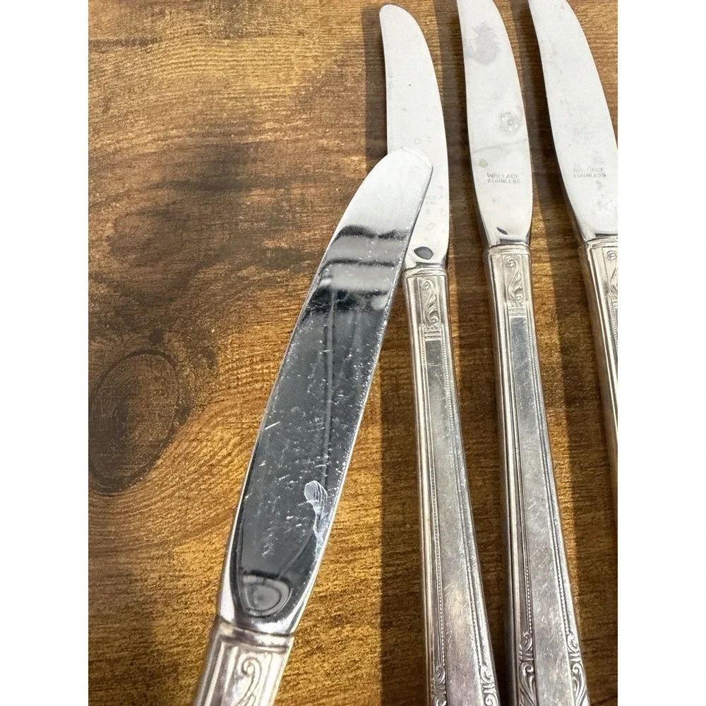 Vintage Wallace Harmony House Stainless Knives Lot 4 Knife 8